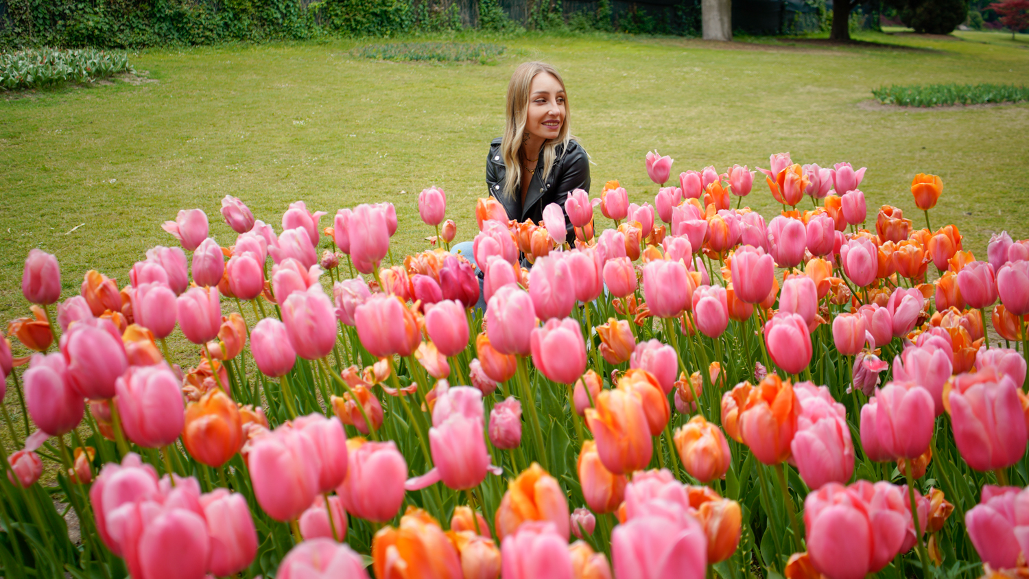 Parco giardino Sigurtà tulipani in veneto