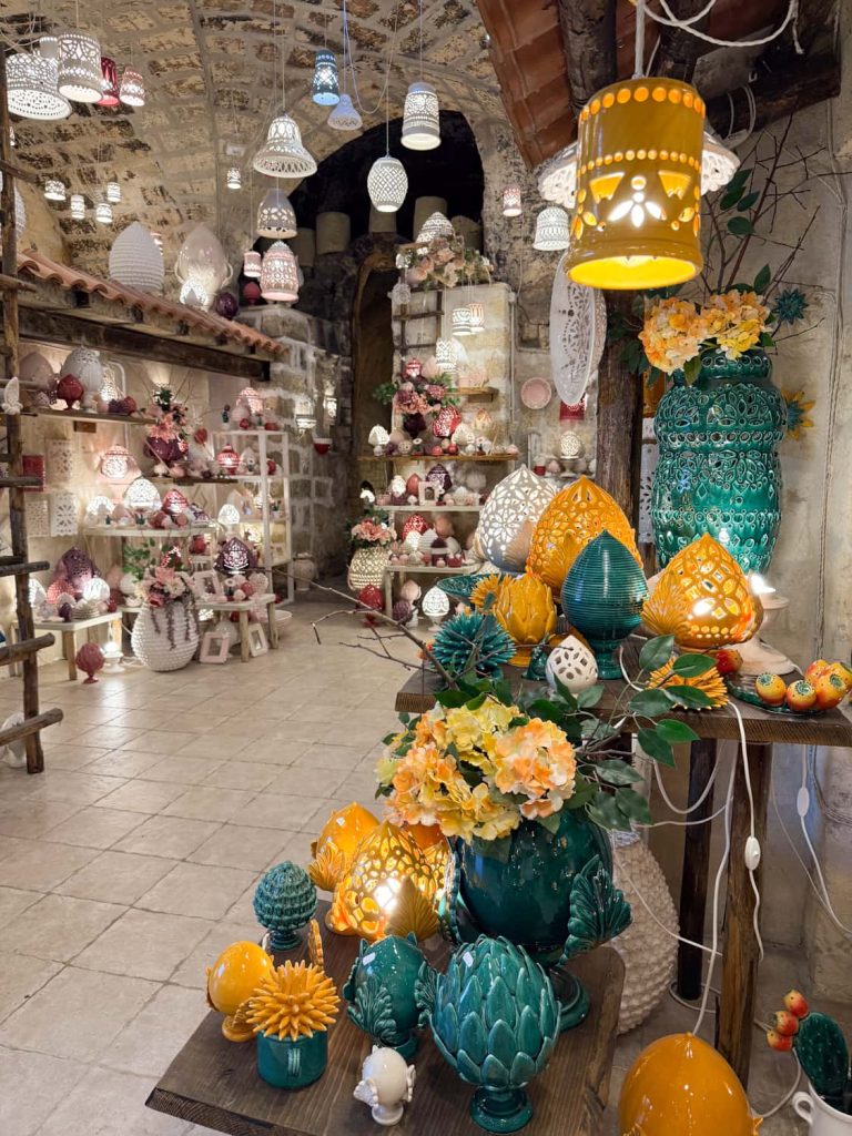 quartiere delle ceramiche a Grottaglie