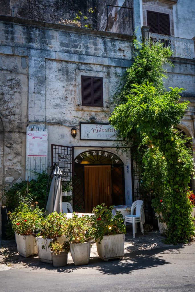 ristorante a ostuni don Chisciotte 