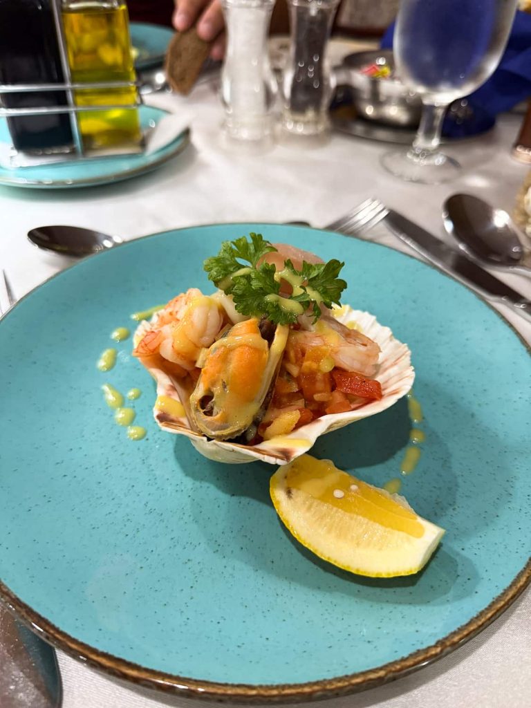 crociera alle seychelles pasti