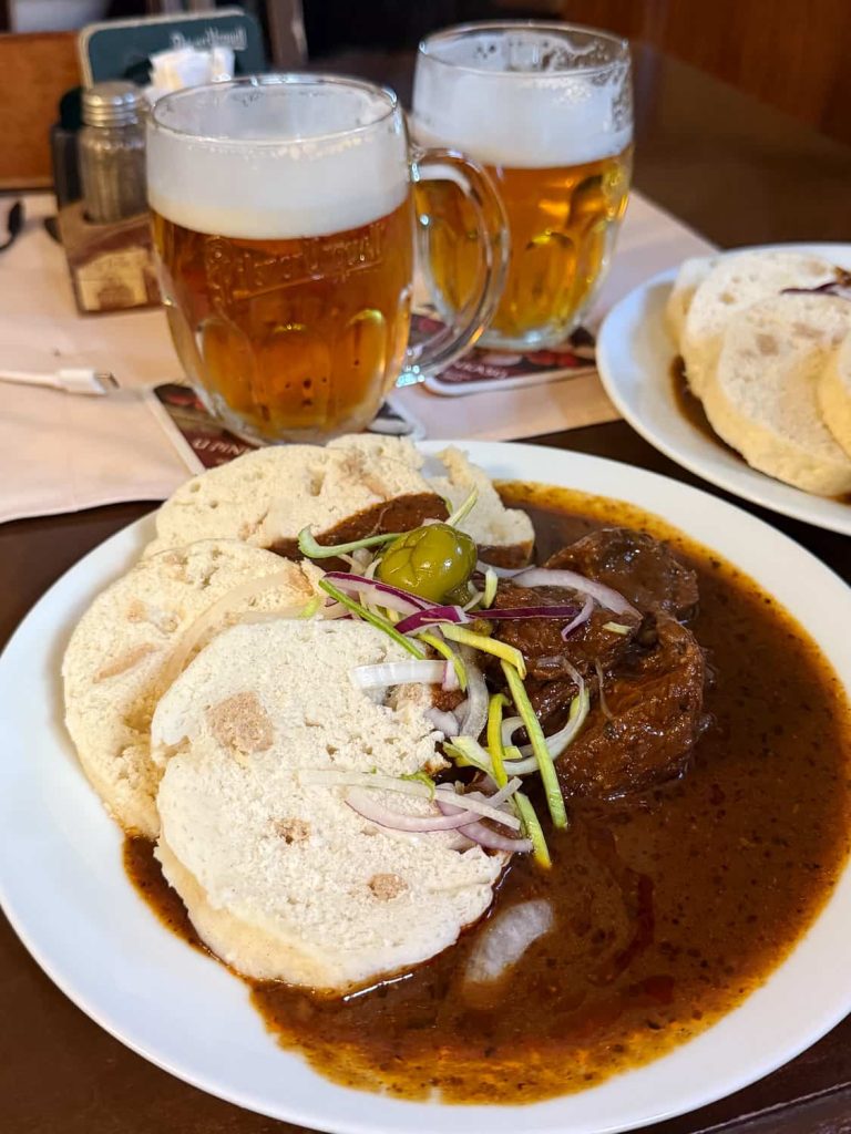 pranzo U Pinkasu Praga dove mangiare 