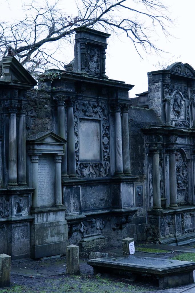 itinerario di Harry Potter a edimburgo cimitero Greyfriars Kirkyard
