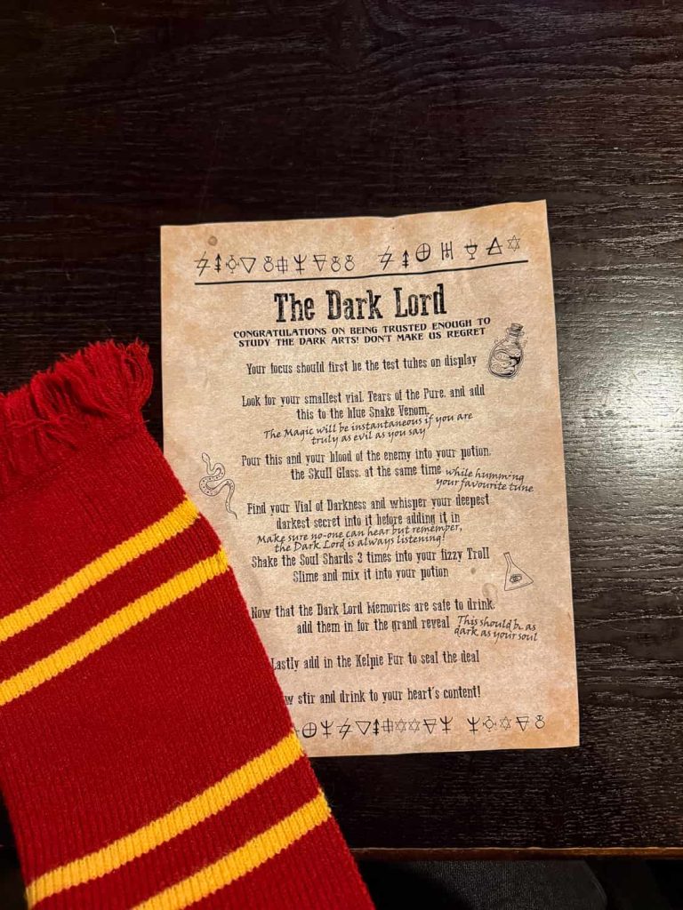 itinerario di Harry Potter a edimburgo