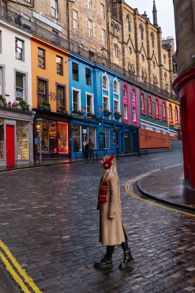 itinerario di Harry Potter a edimburgo diagon alley Victoria Street 