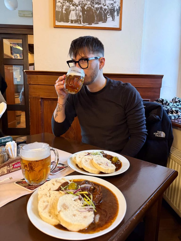 pranzo U Pinkasu Praga dove mangiare