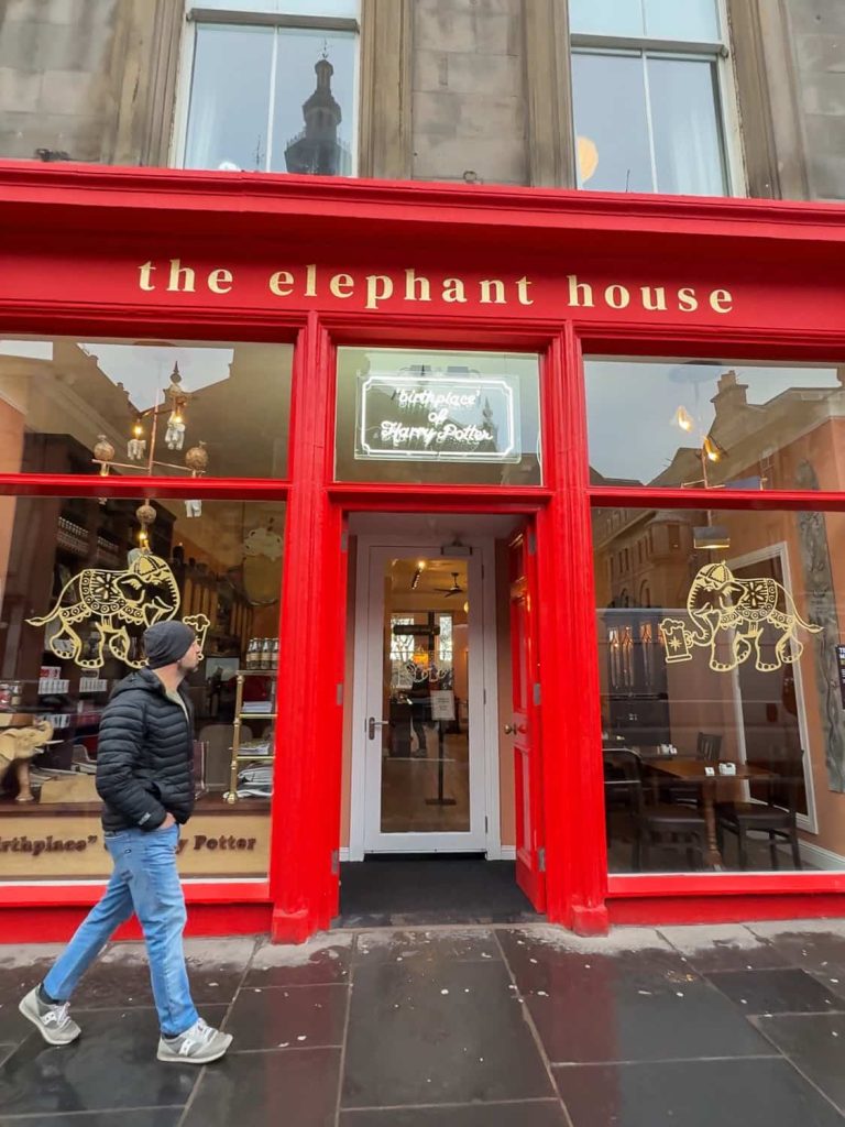 itinerario di Harry Potter a edimburgo the elephant house 
