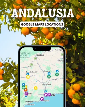 Google Maps location Andalusia